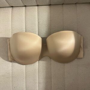 Maidenform Seamless Strapless Bra 34DD Nude